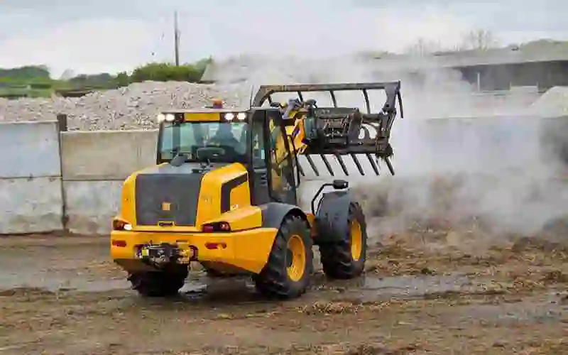 Cargadora telescópica con gran alcance